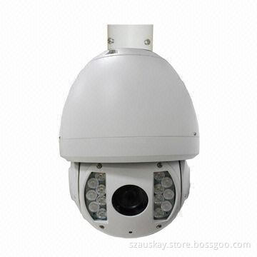 PTZ speed dome cameras with IR 100 distance, 2,400bps/4,800bps/19,200bps, 9" IR high speed